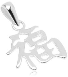 Ekszer Eshop Medál - 925 ezüst, kínai szerencse szimbólum, fényes felület
