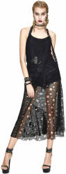 Devil Fashion Rochie pentru femei DEVIL FASHION - Beckoning Punk Distressed Peplum Halter Neck - SKT079