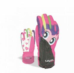 Level Gloves Level Glove Lucky gyerek síkesztyű, pink-szivárvány, 5-6 éves