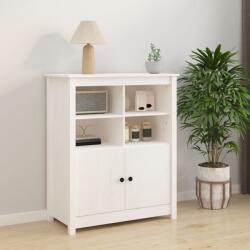 vidaXL Servantă, alb, 83x41, 5x100 cm, lemn masiv de pin (821513) Comoda