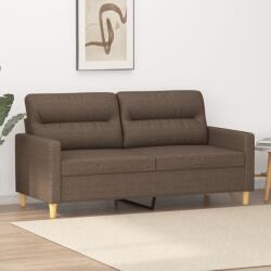 vidaXL Canapea cu 2 locuri, gri taupe, 140 cm, material textil (348798) Canapea