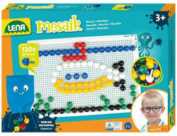 LENA Mosaik áttetsző pötyi 15mm 120 db (35629) (2854707)