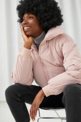 Answear Lab rövid kabát női, rózsaszín, téli - rózsaszín L