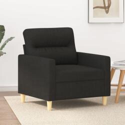 vidaXL Fotoliu canapea, negru, 60 cm, material textil (348779) Canapea