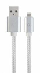 Gembird Cablexpert USB -> Lightning kábel 1.8m ezüst színű (CCB-mUSB2B-AMLM-6-S)