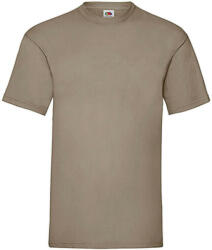 Fruit of the Loom Csomag akciós póló (minimum 3 db) Férfi póló Rövid ujjú Fruit of the Loom Valueweight Tee - 3XL , Khaki