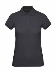 B and C Női rövid ujjú organikus galléros póló B and C Organic Inspire Polo /women 2XL, Sötétszürke