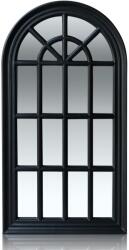 Casa Chic Savile Огледало с френски прозорец Дървена рамка 86 x 46 см (MIR-WIN-46X86-BLK) (MIR-WIN-46X86-BLK)