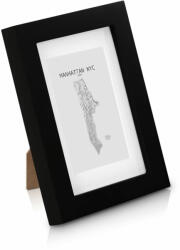 Casa Chic Рамка за картина Brighton, стъклен  анел 10 x 15 cm с монтаж от истинско дърво (CL-4X6-1-BLK) (CL-4X6-1-BLK)