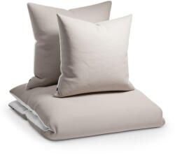 Sleepwise Soft Wonder-Edition, lenjerie de pat, 155 x 200 cm, taupe / alb (SN-MUYP-JI6E) (SN-MUYP-JI6E) - klarstein Lenjerie de pat