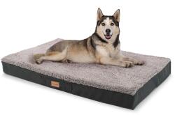 Brunolie Balu, pat pentru câine, pernă pentru câine, lavabil, ortopedic, antiderapant, spumă cu memorie, dimensiunea L (100 × 10 × 65 cm) (10252635) (10252635) - klarstein