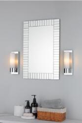 där lighting group Aplica Adagio Bathroom Wall Light Polished Chrome Glass IP44 (ADA0750 DAR LIGHTING)