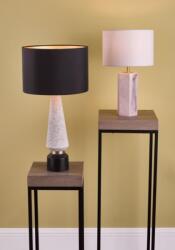 där lighting group Veioza Onora Table Lamp White & Black With Shade (ONO4255 DAR LIGHTING)
