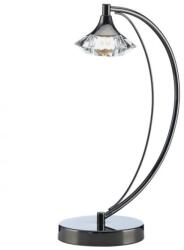 där lighting group Veioza Luther Table Lamp Black Chrome Crystal (LUT4167 DAR LIGHTING)