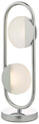 där lighting group Veioza Axelia 2 Light Table Lamp Polished Chrome LED (AXE4250 DAR LIGHTING)