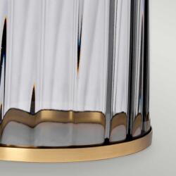 Elstead Lighting Veioza Reno Table Lamp - Smoke - Aged Brass (QN-RENO-SMOKE-AB)