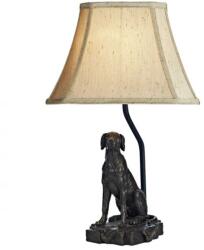 där lighting group Veioza Rover Dog Table Lamp Bronze With Shade (ROV4263-X DAR LIGHTING)