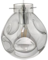 där lighting group Lampa suspendata Quinn Pendant Polished Chrome & Smoked Glass (QUI0110 DAR LIGHTING)