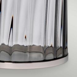 Elstead Lighting Veioza Reno Table Lamp - Smoke - Polished Nickel (QN-RENO-SMOKE-PN)