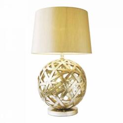 där lighting group Veioza Balthazar Table Lamp Antique Gold With Shade (BAL4263 DAR LIGHTING)