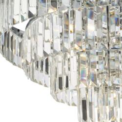 där lighting group Lampa tavan Eulalia 12 Light Flush Polished Chrome Crystal (EUL6450 DAR LIGHTING)