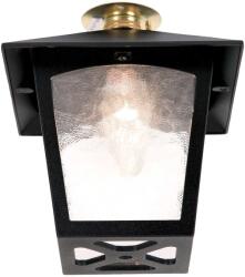 Elstead Lighting Aplica York 1Lt Flush Porch Lantern (BL6C-BLACK)