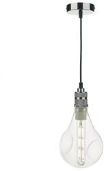 där lighting group Lampa suspendata Pendant Kit - Clear Organic Glass Shade With E27/ES Tube Light Bulb (ACDL6 DAR LIGHTING)