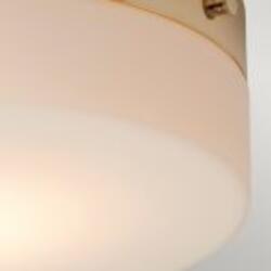 Elstead Lighting Corp de iluminat decorativ pentru exterior, Tamar 1 Light Large Flush Light - Polished Gold (TAMAR-F-L-PG)