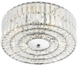 där lighting group Lampa tavan Errol Crystal Semi Flush Fitting Polished Chrome (ERR5250 DAR LIGHTING)
