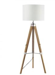 där lighting group Lampadar de podeaEasel Tripod Floor Lamp Light Wood Polished Chrome Base Only (EAS4943 DAR LIGHTING)
