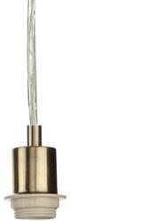 där lighting group Lampa suspendata 3 Light Antique Brass E27 Suspension With Clear Cable (SP367 DAR LIGHTING)
