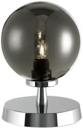 där lighting group Veioza Esben Touch Table Lamp Polished Chrome With Smoked Glass (ESB4150-01 DAR LIGHTING)