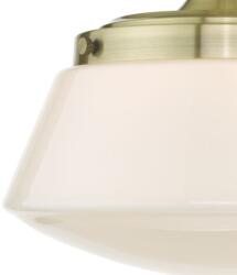 där lighting group Plafoniera Caden Bathroom Semi Flush Antique Brass Opal Glass IP44 (CAD0175 DAR LIGHTING)