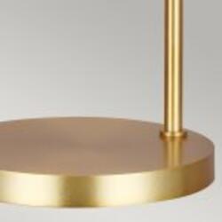 Elstead Lighting Veioza Joan 1 Light Table Lamp - Matte White & Burnished Brass (FE-JOAN-TL-MW)