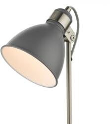 där lighting group Veioza Frederick Task Table Lamp Dark Grey Satin Chrome (FRE4237 DAR LIGHTING)