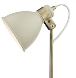 där lighting group Veioza Frederick Task Table Lamp Cream Antique Brass (FRE4233 DAR LIGHTING)