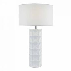 där lighting group Veioza Gift Table Lamp 3D Pattern White With Shade (GIF422 DAR LIGHTING)