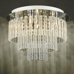 där lighting group Plafoniera Paulita Bathroom 5 Light Flush Polished Chrome Glass IP44 (PAU5450 DAR LIGHTING)