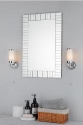 där lighting group Aplica Century Bathroom Wall Light Polished Chrome Opal Glass IP44 (CEN0750 DAR LIGHTING)