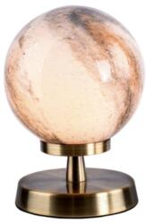 där lighting group Veioza Esben Touch Table Lamp Antique Brass With Planet Glass (ESB4175-07 DAR LIGHTING)