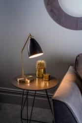 där lighting group Veioza Olly Task Table Lamp Antique Brass Black (OLL4154 DAR LIGHTING)