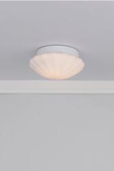 där lighting group Plafoniera Cafe Bathroom Flush Scalloped Opal Glass IP44 (CAF502 DAR LIGHTING)