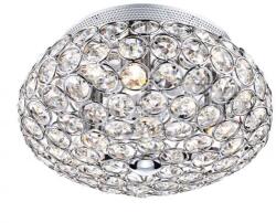 där lighting group Lampa tavan Frost 3 Light Flush Crystal Polished Chrome (FRO5350 DAR LIGHTING)