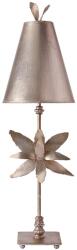 Elstead Lighting Veioza Azalea 1 Light Table Lamp - Silver Leaf (FB-AZALEA-TL-SV)