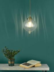 där lighting group Lampa suspendata Mya 1 Light Single Pendant Antique Brass Glass (MYA0175 DAR LIGHTING)
