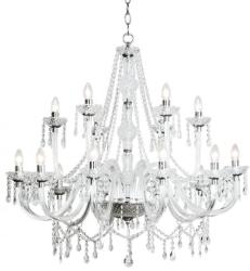 där lighting group Lampa suspendata Katie 18 Light Chandelier Dual Mount Acrylic Glass (KAT1850 DAR LIGHTING)