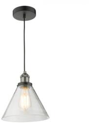 där lighting group Lampa suspendata Ray 1 Light Single Pendant Antique Nickel Clear Glass (RAY0138 DAR LIGHTING)