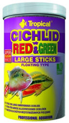 Tropical Cichlid Red & Green Large sticks 250 ml/75 g
