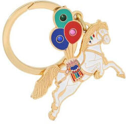 Breloc calul de vant Windhorse, amuletă feng shui de succes, metal solid de calitate multicolor