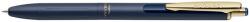 Zseléstoll, 0, 33 mm, nyomógombos, éjkék tolltest, ZEBRA "Sarasa Grand", kék